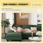 JUMMICO Sectional Couches for Living Room, U Shaped Couch - Image 3