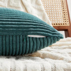 Fancy Homi 2 Packs Teal Lumbar Decorative Throw Pillow Covers 14x24 Inch - Image 4