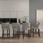 VKNOW Bar Stools Set of 4, Modern Counter Stools - Image 3