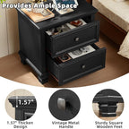 SAVOR LIFE Farmhouse Nightstand - Image 6