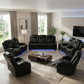 3-Piece Leather Power Recliner Sofa Set by ELDANISPOWERRECLINERSOFA