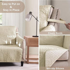 Camel Loveseat Covers for 2 Cushion Couch, Water-Repellent Covers for Love Seat - Image 5