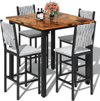 AWQM 5-Piece Dining Table Set, Dining Table Set by AWQM