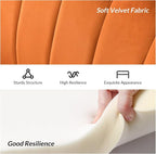 HULALA HOME Modern Velvet Loveseat Sofa - Image 5