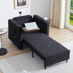 LEVNARY 3-in-1 Convertible Sleeper Chair Pull Out Bed, Single Sofa Chair Sleeper by LEVNARY