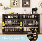 Sideboard Buffet Cabinet with Storage - Image 3