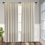 Pitalk Beige Curtains 54 Inch Length - Image 8