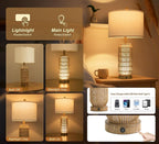 OYEARS 25" Table Lamps Set of 2 - Image 3