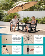 SERWALL Outdoor Rocking Chairs Set of 2 - Image 3