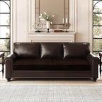 ANARACHON Leather Look Couch Cushion Covers Sofa Seat Slipcovers Sets Couches - Image 2