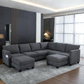 122.8" Large Sectional Couches for Living Room, 6 Seater L Shaped Modular by ZXDesign
