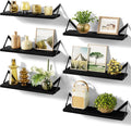 SRIWATANA Floating Shelves for Wall Decor, Wood Wall Shelves for Bathroom by SRIWATANA
