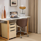 VINGLI Cute Small Swivel Desk Chair Comfy - Image 6