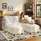 Welzona 83" Couches for Living Room, Teddy Sofa Couch by WelzonaDirect