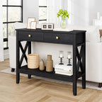 Lomojo Console Table, Sofa Table 13.8" D x 39.37" W x 31.5" HEntryway Table - Image 4