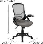 Flash Furniture Porter High-Back Swivel Office Chair - Image 3