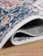 SERISSA 3x8 Washable Non Slip Boho Runner Rug - Image 7