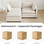 78'' Modular Sectional Cloud Couch - Image 3