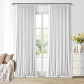 Snow White Pleated Linen 100% Blackout Curtains 96 Inches Long | Pinch Pleat by Twodrapes