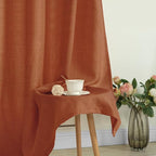 Short Linen Curtains 40 Inch Length - Image 8