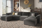 EASE MOOSE Modular Sectional Sofa, Oversized U Shape Sectional Couch - Image 3