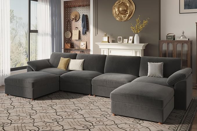EASE MOOSE Modular Sectional Sofa, Oversized U Shape Sectional Couch - Image 3