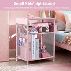 ECOLOVI Kids Nightstand 19in High - Image 3