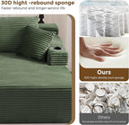 133" Oversized Cloud Boneless Sofa Couch - Image 3