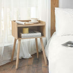MaxSmeo Nightstand, Mid Century Modern Side Table Bedroom - Image 6