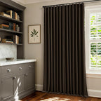 Dark Chocolate 96 Inch Blackout Pinch Pleated Curtains 2 Panels | - Image 8