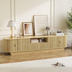 86.61'' Tambour TV Stand for 55-85 Inch, Modern Entertainment Center - Image 6