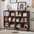 LEYAOYAO 7 Cube Bookshelf 3-Tier Bookcase - Image 4