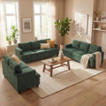 YOUDENOVA Sofa, 3 Piece Set Comfy Sofa, Loveseat & 2 3-Seater Couch by YOUDENOVA