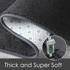2x6 Runner Rug for Hallway, Long Runner Rugs Non Slip, Dark Grey | Soft - Image 3
