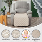 Genina Waterproof Recliner Chair Covers, Recliner Cover - Image 2