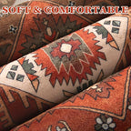 SERISSA 9x12 Washable Non Slip Boho Area Rug - Image 6