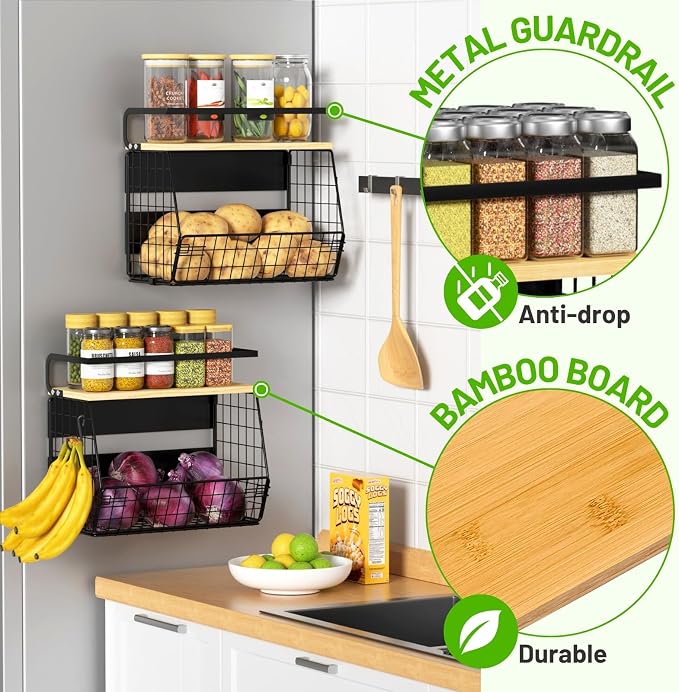 2 Set Magnetic Shelf for Refrigerator - Image 7
