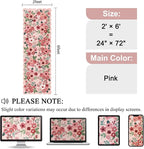 DUKINO 2x6 Runner Rug, Floral Washable Rug - Image 2
