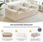MAXYOYO Convertible Sofa Bed, Folding Sleeper Chair - Image 6