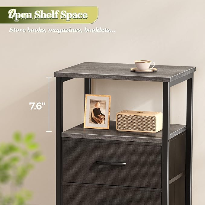 Huuger Night Stand Set of 2, Nightstand - Image 8