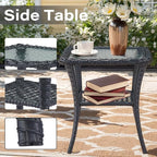 Belord 6 Pieces Wicker Patio Conversation Sets - Image 8