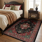 RELEANY Washable Area Rug, Water Repellent, Pet Friendly, Vintage Floral Boho - Image 3