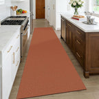 KOZYFLY Orange Runners Rugs for Hallway 3x10, Wide Washable Runner Rug - Image 2