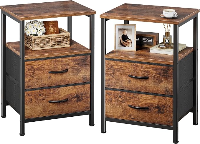 Huuger Night Stand Set 2, Nightstand by Huuger