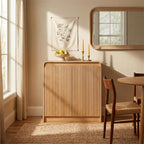 FURSUN Modern Fluted Sideboard - Image 8