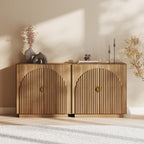 BELLEZE Modular Fluted Sideboard Buffet Cabinet - Image 7