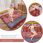 MAXYOYO Bohemian Retro Floor Mattress Vintage Floral Japanese Futon Mattress - Image 4