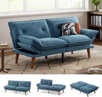LINSY HOME Futon Sofa Bed, 3 in 1 Convertible Comfy Loveseat Sleeper Sofa Bed by LINSYHOME