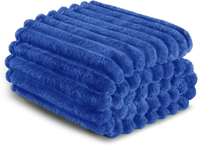 Exclusivo Mezcla Striped Twin Size Fleece Blanket - Image 8