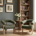 VKNOW Accent Chair Living Room Chairs Set of 2, Modern Upholstered Arm Chair by VKNOW